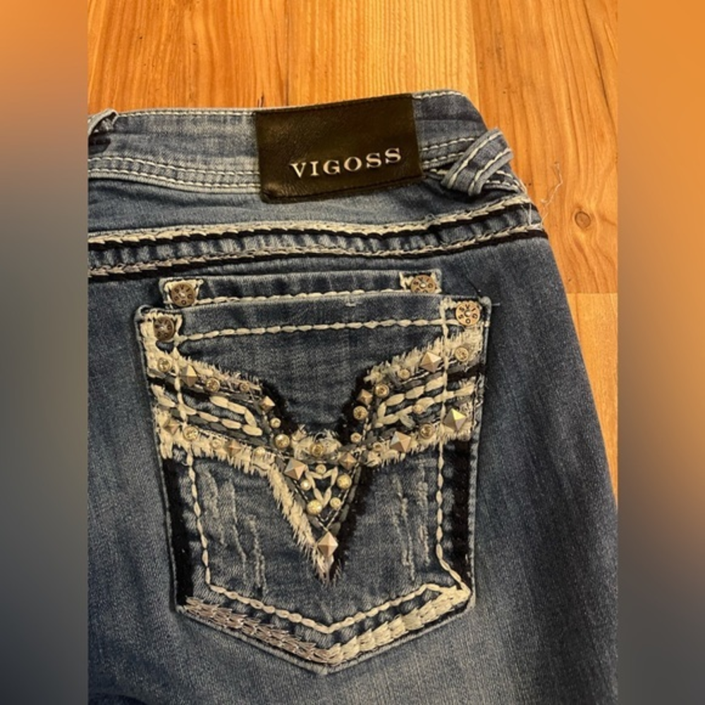 Vigoss The Dublin Capri Embellished Embroidered Size‎ 30/21